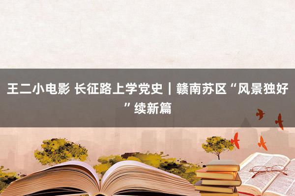 王二小电影 长征路上学党史｜赣南苏区“风景独好”续新篇