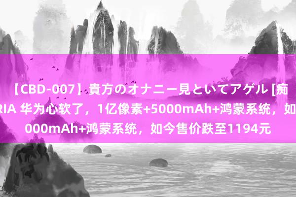 【CBD-007】貴方のオナニー見といてアゲル [痴的◆自慰革命] YURIA 华为心软了，1亿像素+5000mAh+鸿蒙系统，如今售价跌至1194元