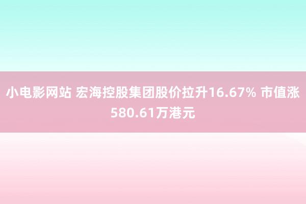 小电影网站 宏海控股集团股价拉升16.67% 市值涨580.61万港元