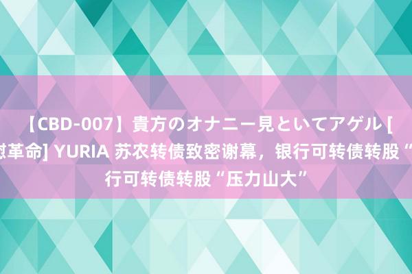 【CBD-007】貴方のオナニー見といてアゲル [痴的◆自慰革命] YURIA 苏农转债致密谢幕，银行可转债转股“压力山大”