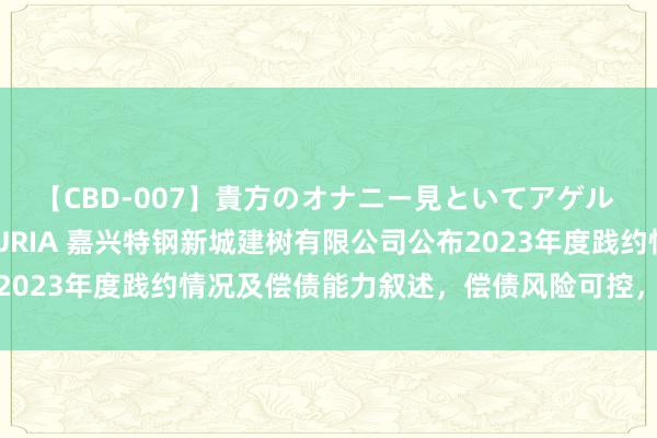 【CBD-007】貴方のオナニー見といてアゲル [痴的◆自慰革命] YURIA 嘉兴特钢新城建树有限公司公布2023年度践约情况及偿债能力叙述，偿债风险可控，偿债能力细腻